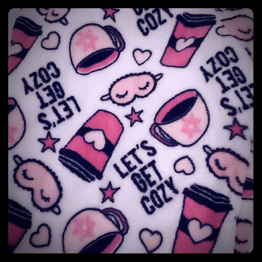 Fuzzy pajama pants